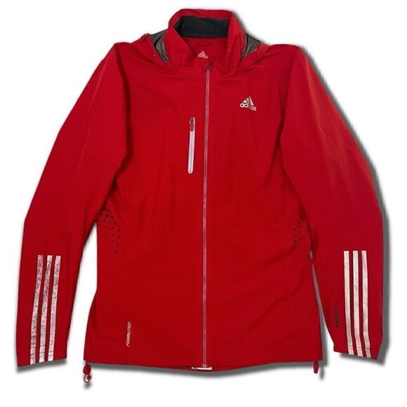 Adidas Red Windstopper Formotion Windbreaker Jacket Sz M - Picture 2 of 11